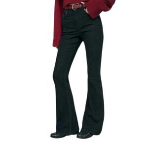 Reformation Margot Flare Jeans Vana High Rise Stretch Denim Pants